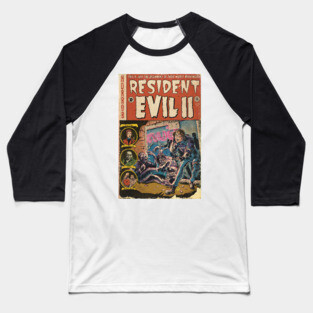 Resident Evil 2 fan art Comic book cover Baseball T-Shirt