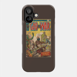 God of War fan art comic book cover Phone Case