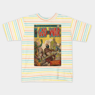 God of War fan art comic book cover Kids T-Shirt