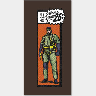 Comic book corner box - Snake fan art Posters and Art