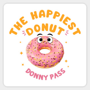 The Happiest Donut Sticker