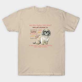 Leftover Dog Poster - Kirk - fundraiser T-Shirt