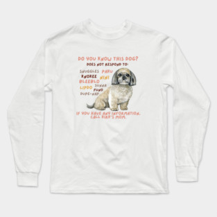 Leftover Dog Poster - Kirk - fundraiser Long Sleeve T-Shirt