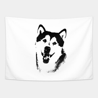 Husky Dog Tapestry