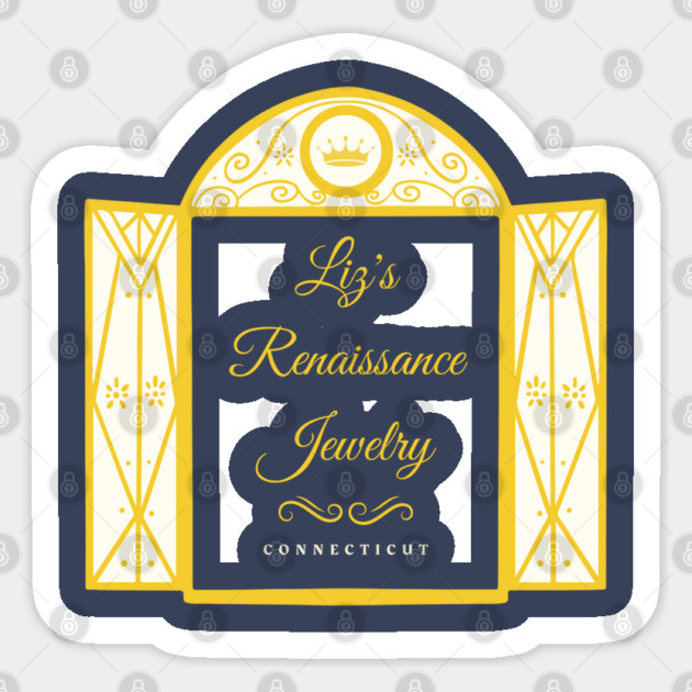 Liz's Renaissance Jewelry Sticker by Stars Hollow Mercantile
