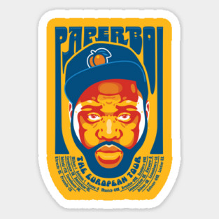 Paper Boi The European Tour Sticker