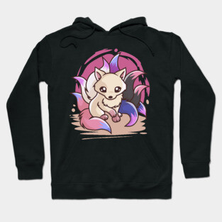 Genderfluid Cute Kitsune Hoodie