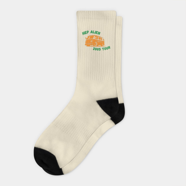 Hep Alien 2005 Tour Socks by Stars Hollow Mercantile