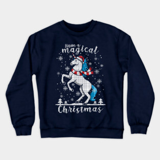 Magic unicorn ugly Christmas sweater Crewneck Sweatshirt