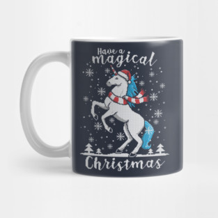 Magic unicorn ugly Christmas sweater Mug