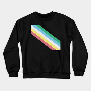 Disability Pride Flag Crewneck Sweatshirt
