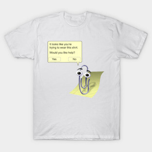 Clippy Wants to Help You Wear this Shirt T-Shirt