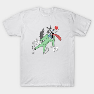 WOLF CARTOON CHARACTER T-Shirt