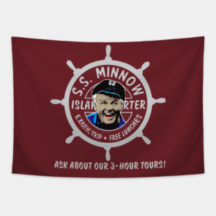 S.S. Minnow with Skipper Tapestry