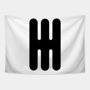 Gated (Black Print Version) Tapestry