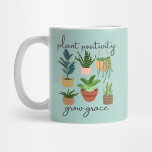 Uplifting Positive Plant Affirmation Spiritual Mug