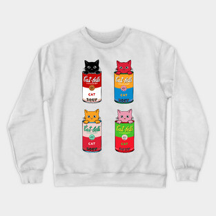 Cats pop art Crewneck Sweatshirt