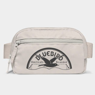Bluebird Record logo Grayscale Bag