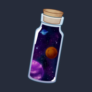 A bottle of space T-Shirt