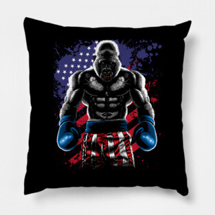 Gorilla boxing Pillow