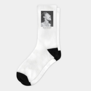 Billie Holiday, Black History, Black Woman Socks