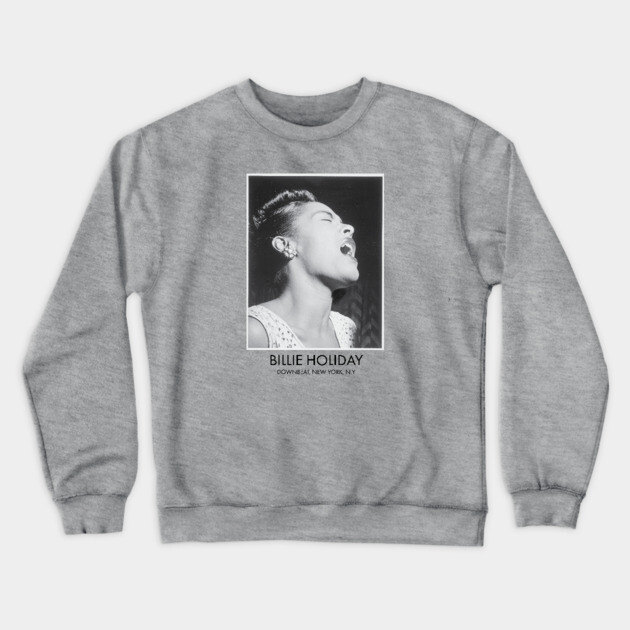 Billie Holiday, Black History, Black Woman Crewneck Sweatshirt by UrbanLifeApparel