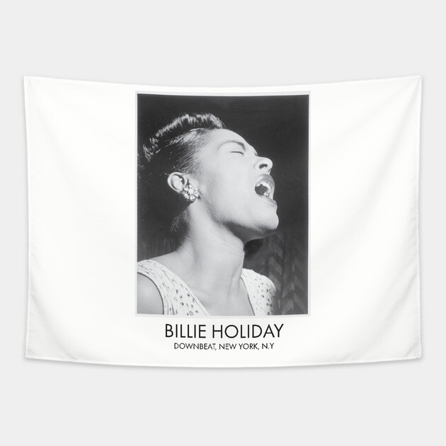 Billie Holiday, Black History, Black Woman Tapestry by UrbanLifeApparel