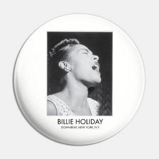Billie Holiday, Black History, Black Woman Pin