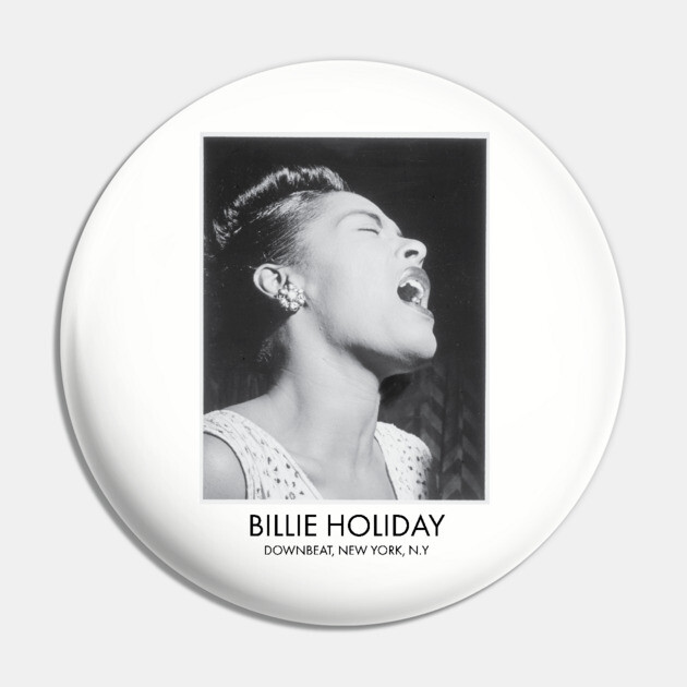 Billie Holiday, Black History, Black Woman Pin by UrbanLifeApparel