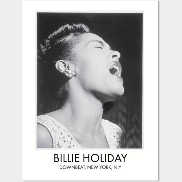 Billie Holiday, Black History, Black Woman Wall Art by UrbanLifeApparel