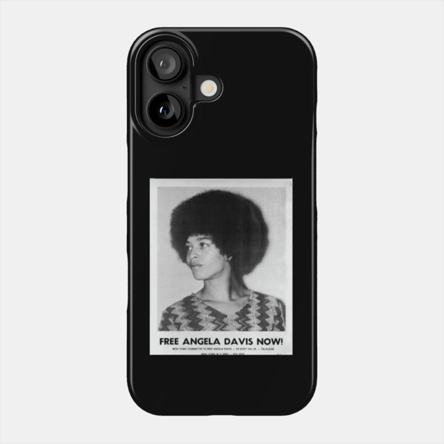 Angela Davis, Black History, Black Woman, Black Lives Matter Phone Case by UrbanLifeApparel