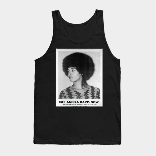 Angela Davis, Black History, Black Woman, Black Lives Matter Tank Top by UrbanLifeApparel