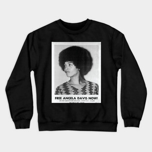 Angela Davis, Black History, Black Woman, Black Lives Matter Crewneck Sweatshirt