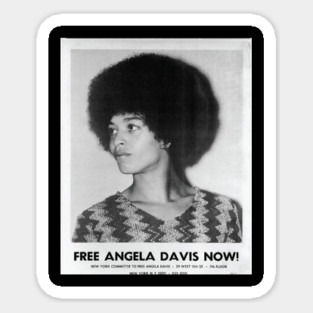 Angela Davis, Black History, Black Woman, Black Lives Matter Magnet