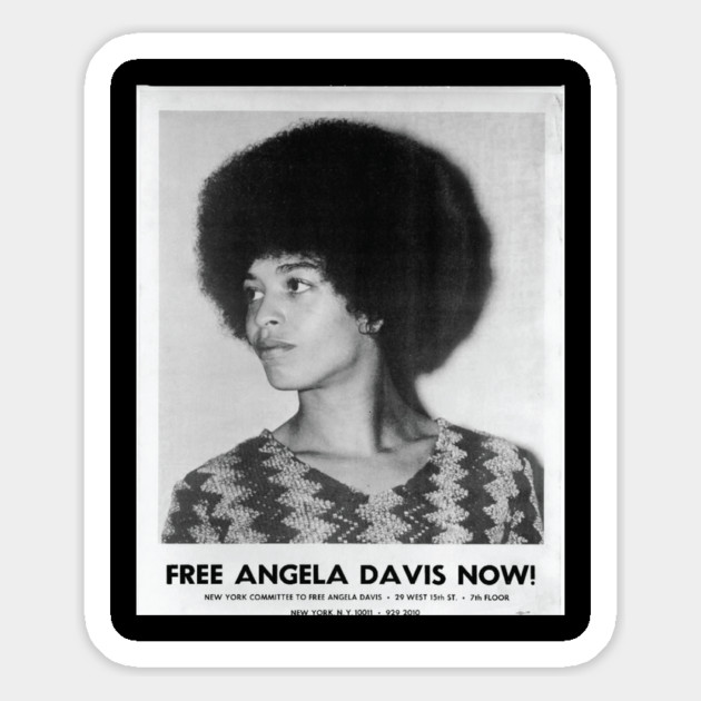 Angela Davis, Black History, Black Woman, Black Lives Matter Magnet by UrbanLifeApparel