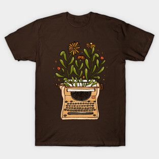 Typewriter Bloom T-Shirt