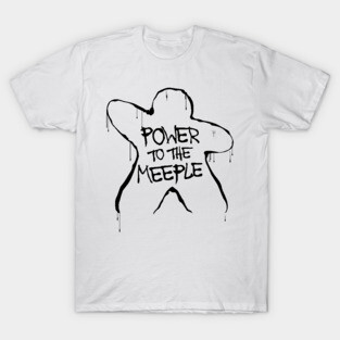 Power To The Meeple | Boardgames T-Shirt