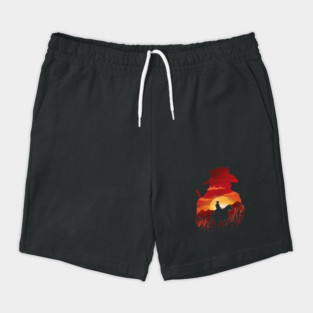Red Sunset Shorts