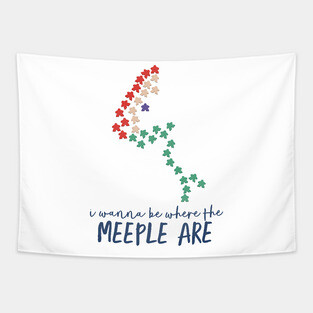 I Wanna Be Where The Meeple Are | Boardgames and The Little Mermaid Tapestry