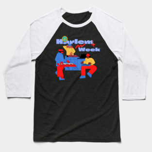 Harlem Week Celebration Music Design Baseball T-Shirt