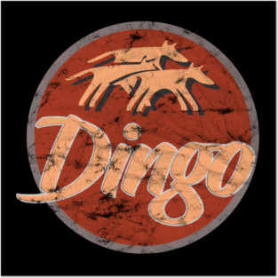 Dingo Dog Vintage Logo Posters and Art