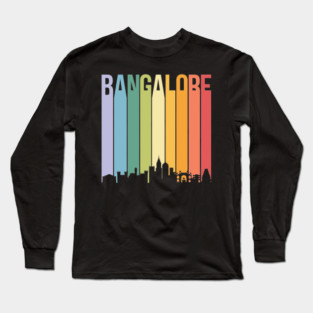 Bangalore Bengaluru Indian City Desi Design Long Sleeve T-Shirt