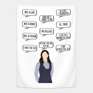 Janet- the good place Tapestry