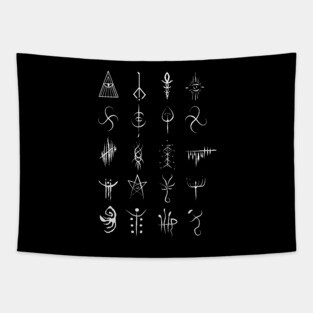 Bloodborne caryll runes Tapestry
