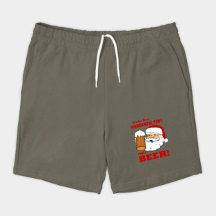 Most Wonderful Time for a Beer Funny Christmas Shorts