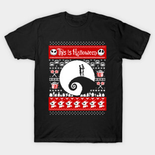 Ugly Sweater Nightmare Before Christmas T-Shirt