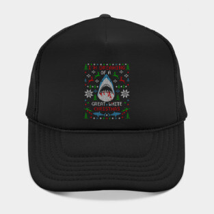 I'm Dreaming of a Great White Christmas Shark Ugly Christmas Sweater Hat
