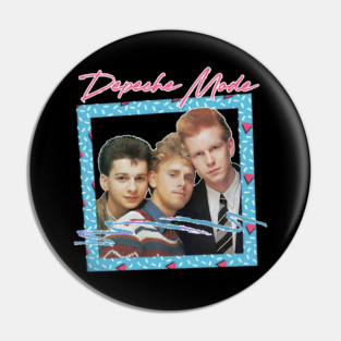 Depeche Mode // 80s Retro Fan Aesthetic Pin