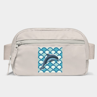 Dolphin Ocean Animal with Waves Bag