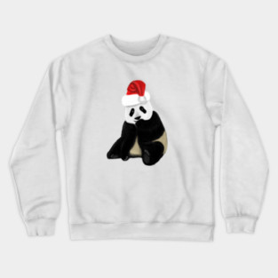 Cute Panda Christmas Xmas Lover Crewneck Sweatshirt